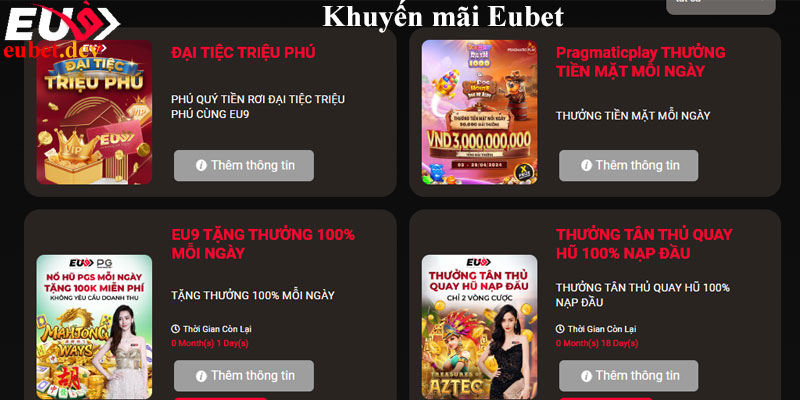 Khuyến mãi Eubet